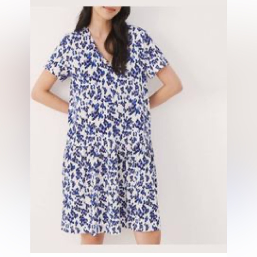 Blue and White babydoll Sundress
